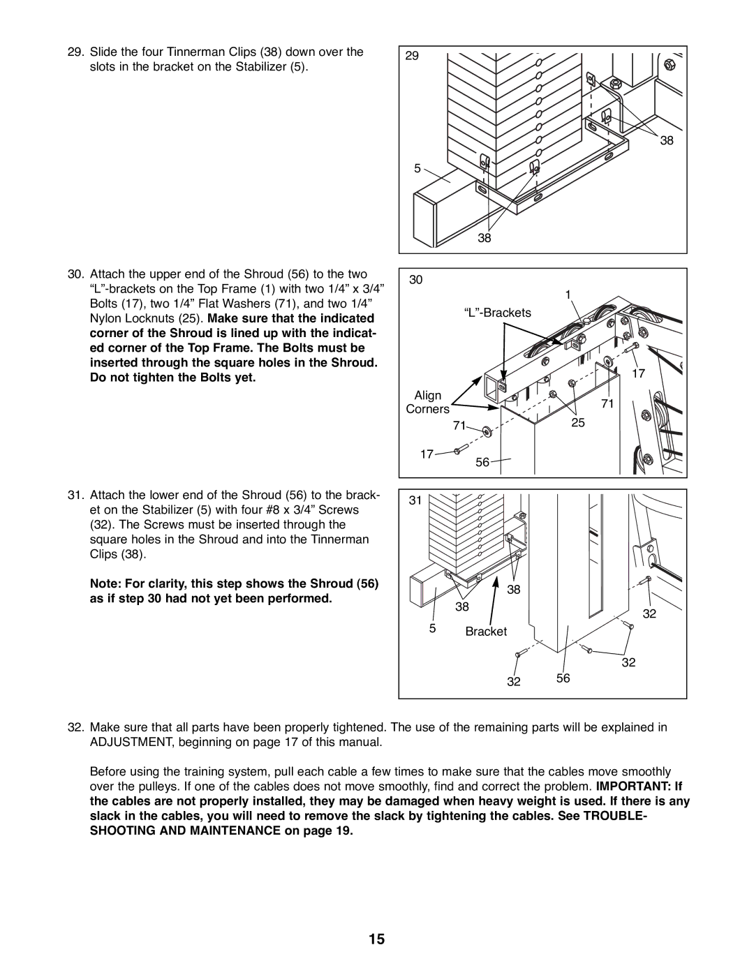 NordicTrack GRT500 manual 