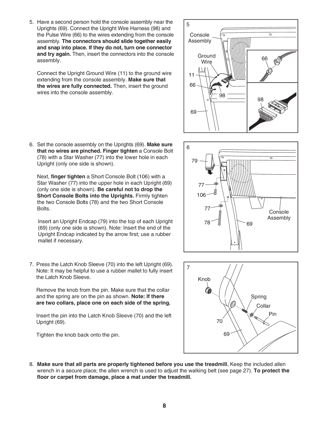 NordicTrack NATL81205.0 manual 