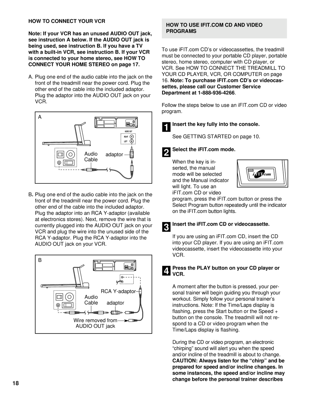 NordicTrack NCTL09990 manual HOW to Connect Your VCR, Programs 