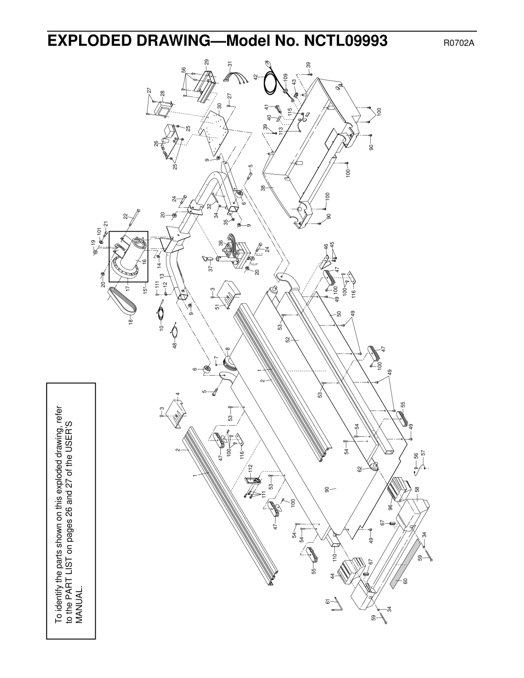 NordicTrack NCTL09993 manual R0702A 