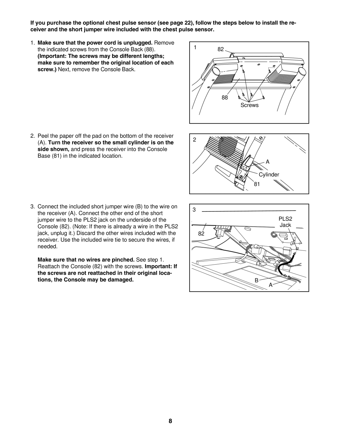 NordicTrack NCTL10840 manual PLS2 