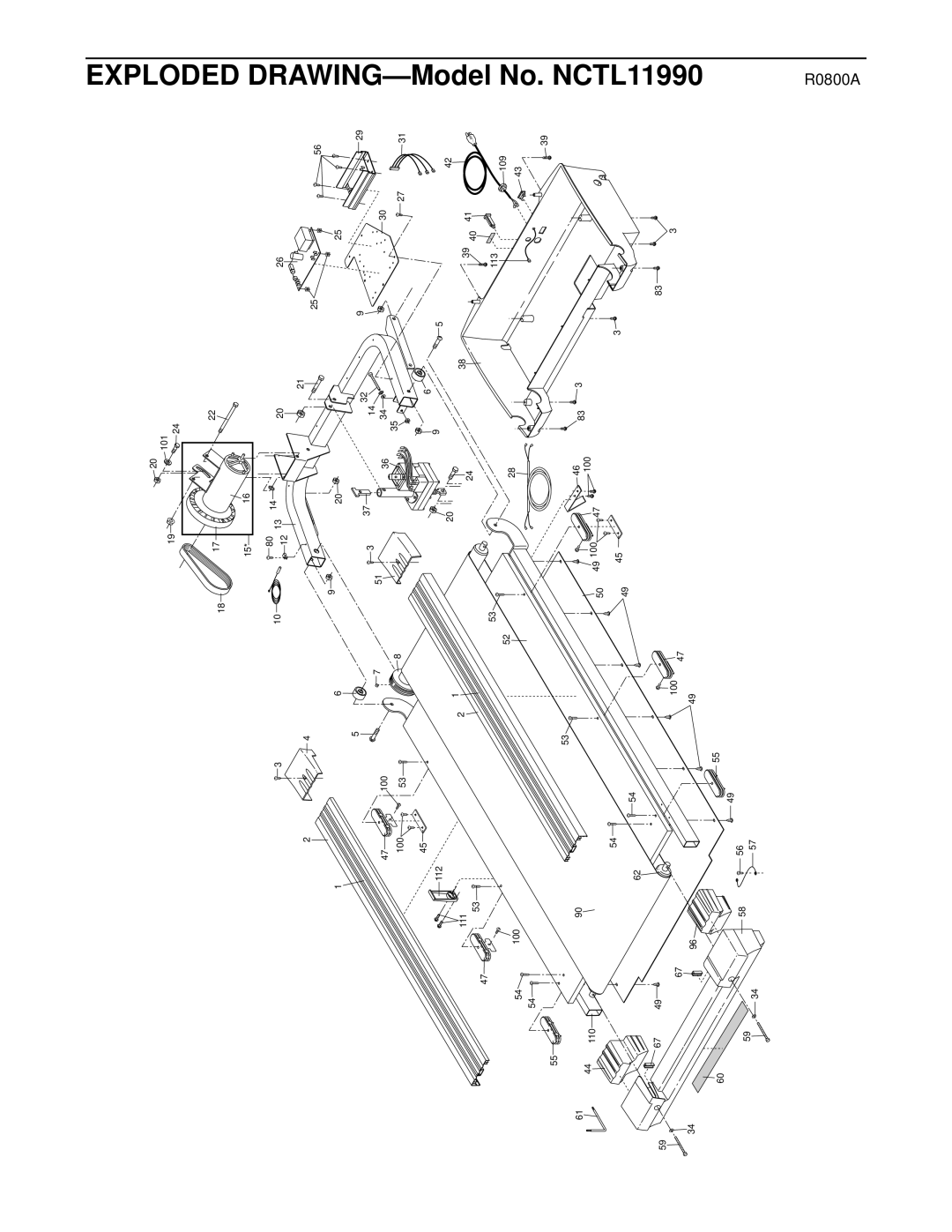 NordicTrack user manual No. NCTL11990 