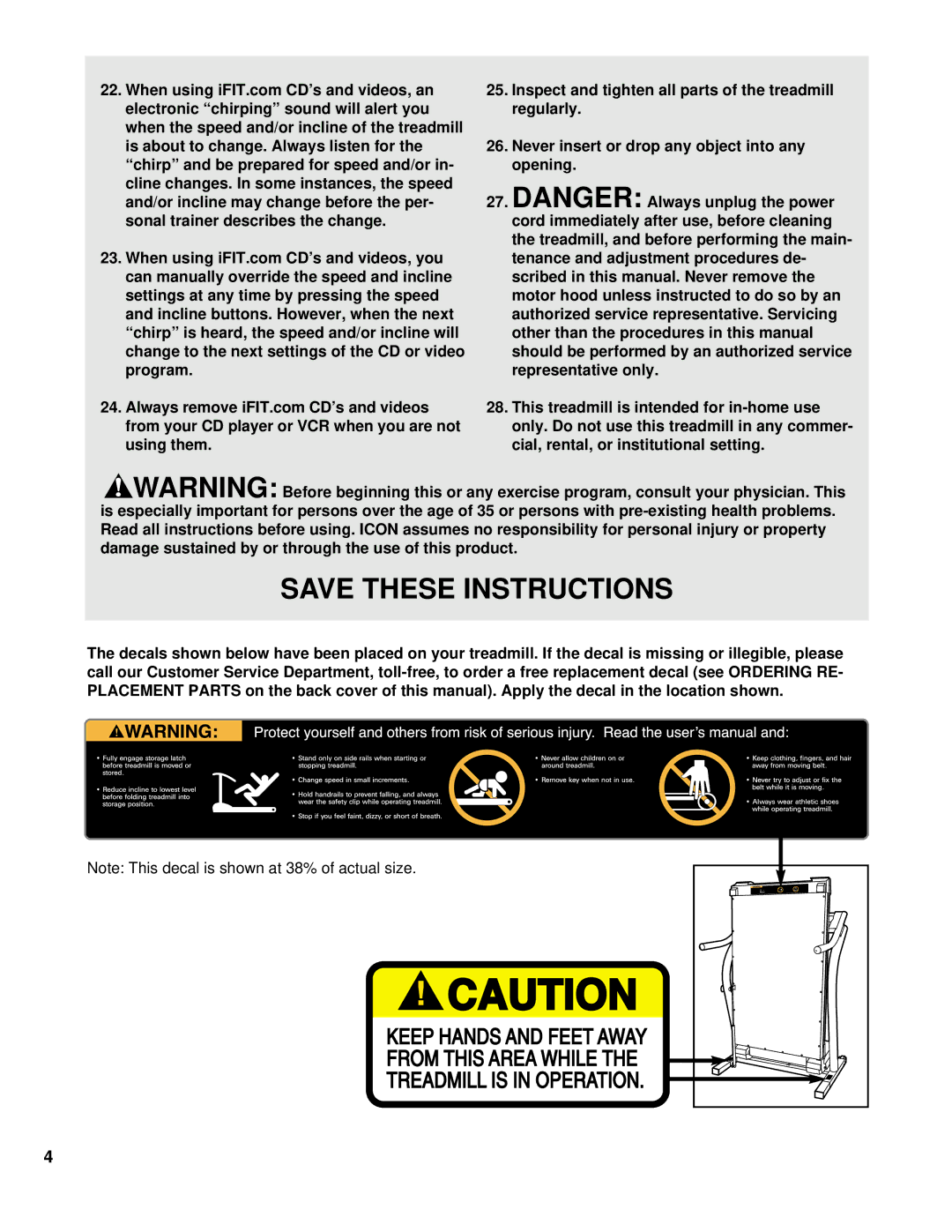 NordicTrack NCTL15991 user manual 