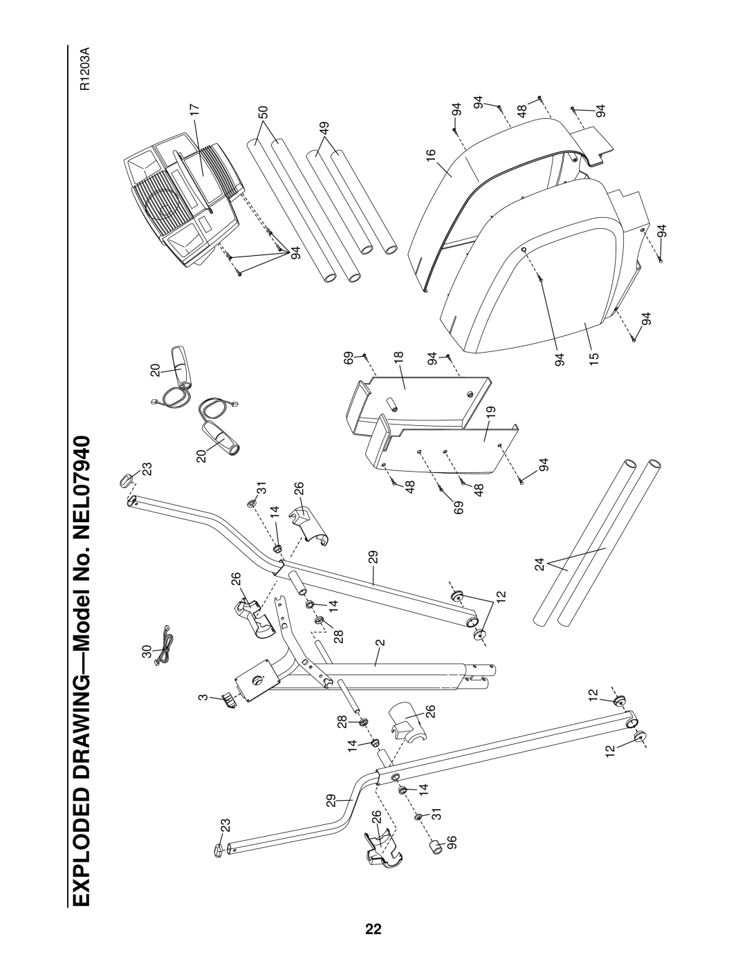 NordicTrack NEL07940 user manual 2494 