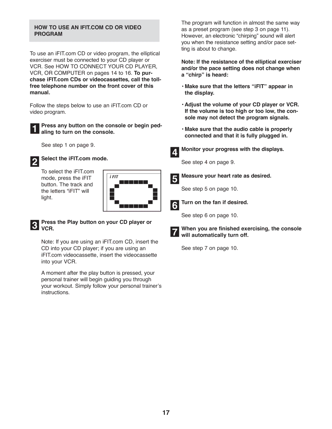 NordicTrack NEL5095.2 user manual Program, Vcr 