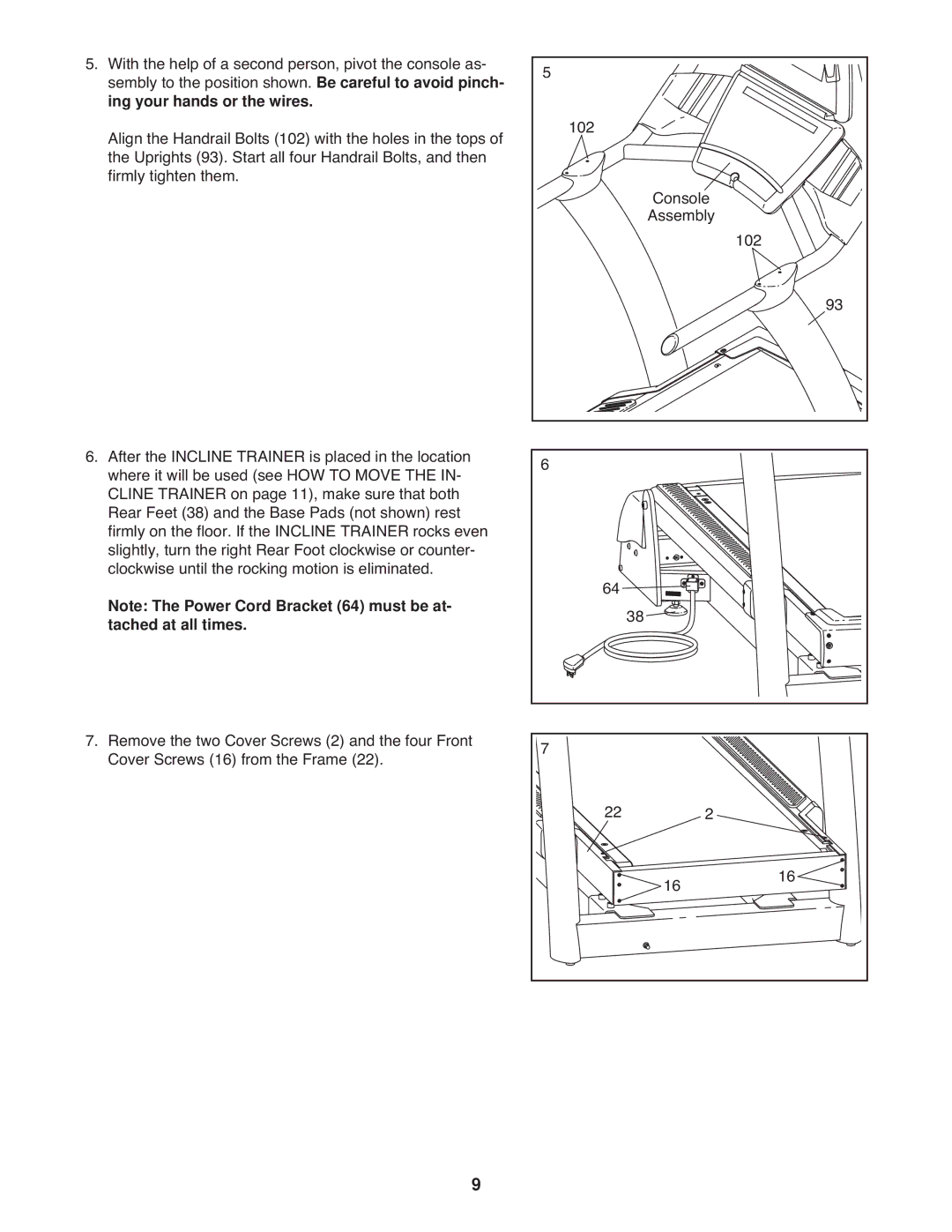 NordicTrack None user manual 