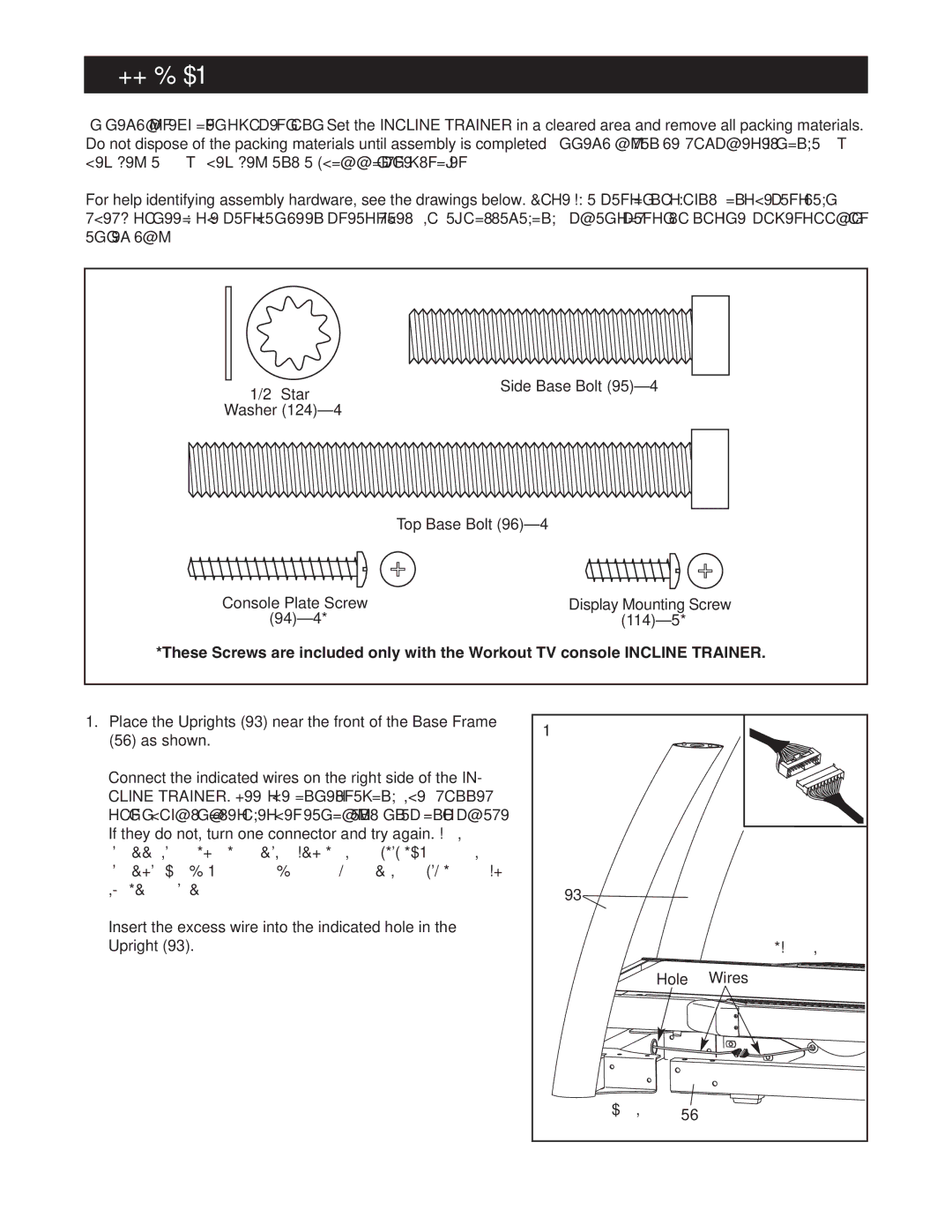 NordicTrack None user manual Assembly, Right, Left 