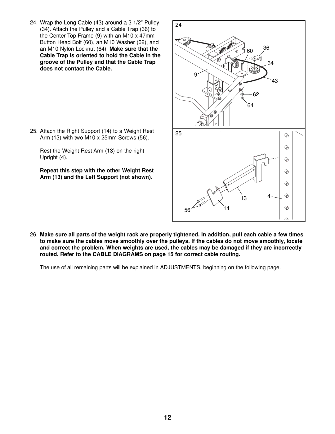 NordicTrack NTB39020 user manual 