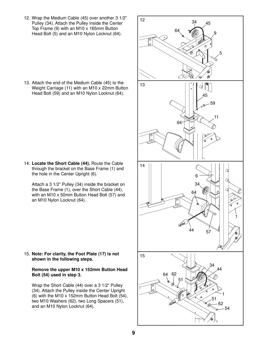 NordicTrack NTB39020 user manual 