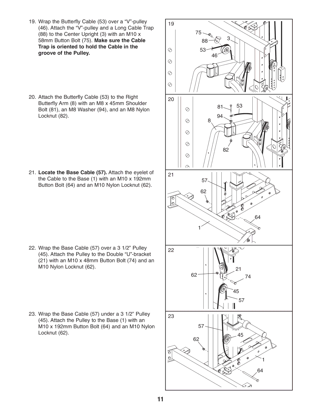 NordicTrack NTB49030 user manual 