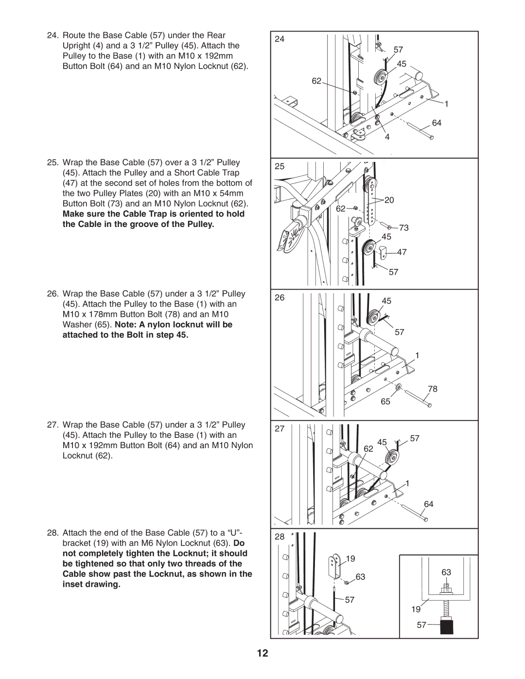 NordicTrack NTB49030 user manual 