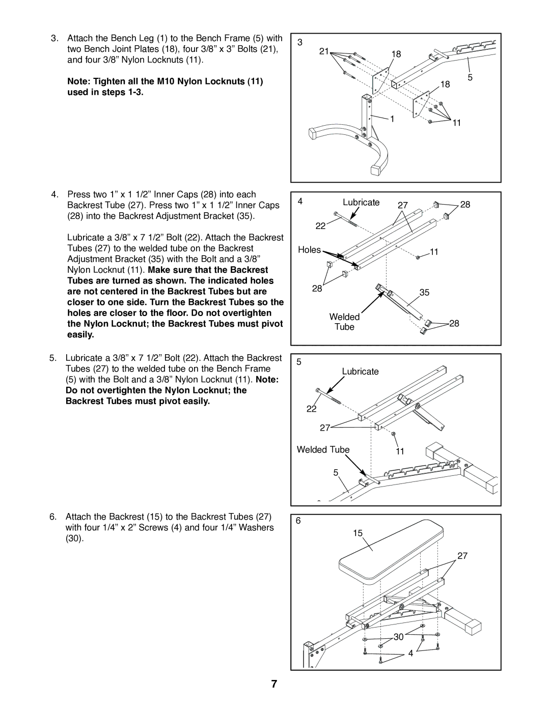 NordicTrack NTBE01700 user manual 