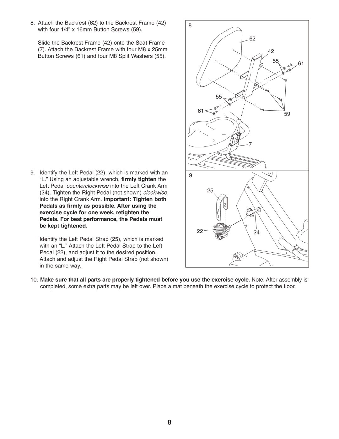 NordicTrack NTC89021 user manual 