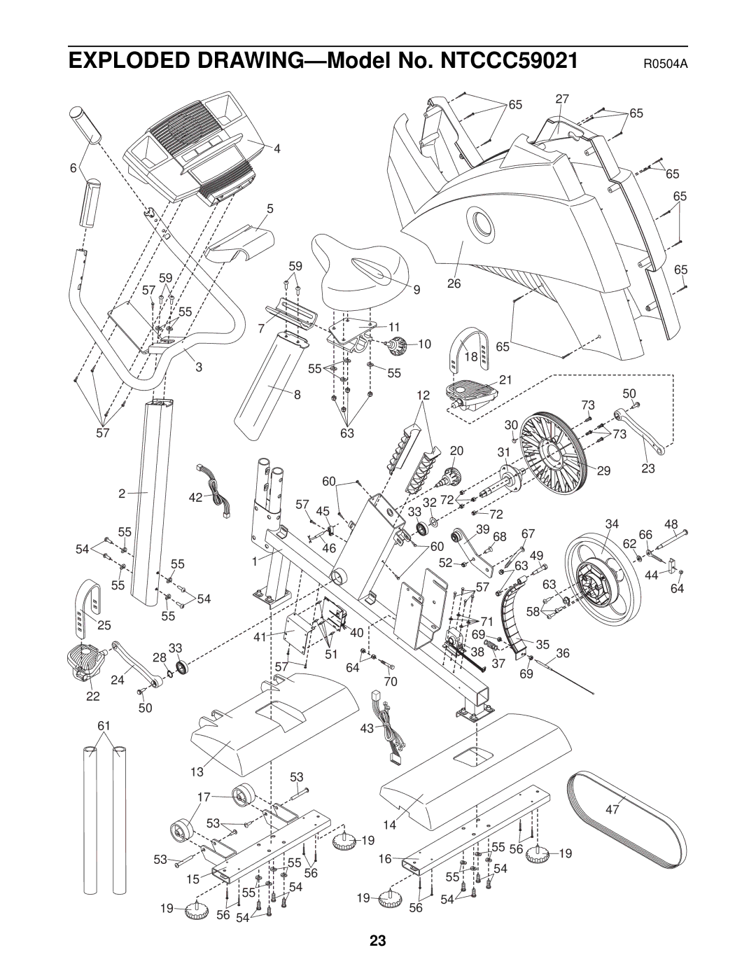 NordicTrack NTCCC59021 user manual R0504A 