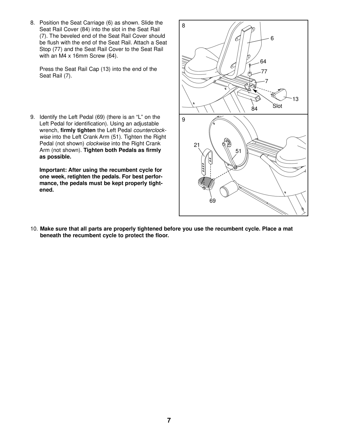 NordicTrack NTCCEX04902 user manual 