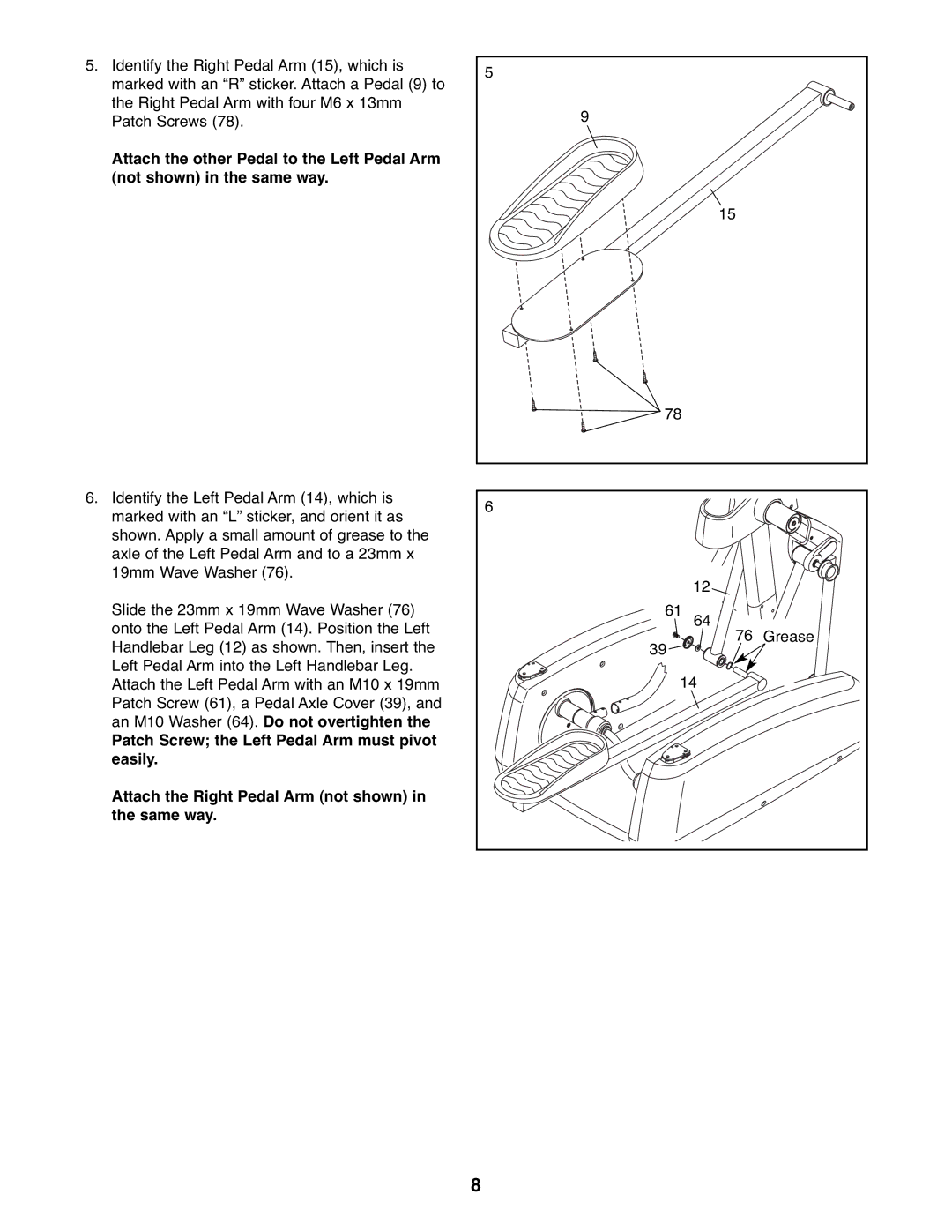 NordicTrack NTCW90907.0 user manual Grease 