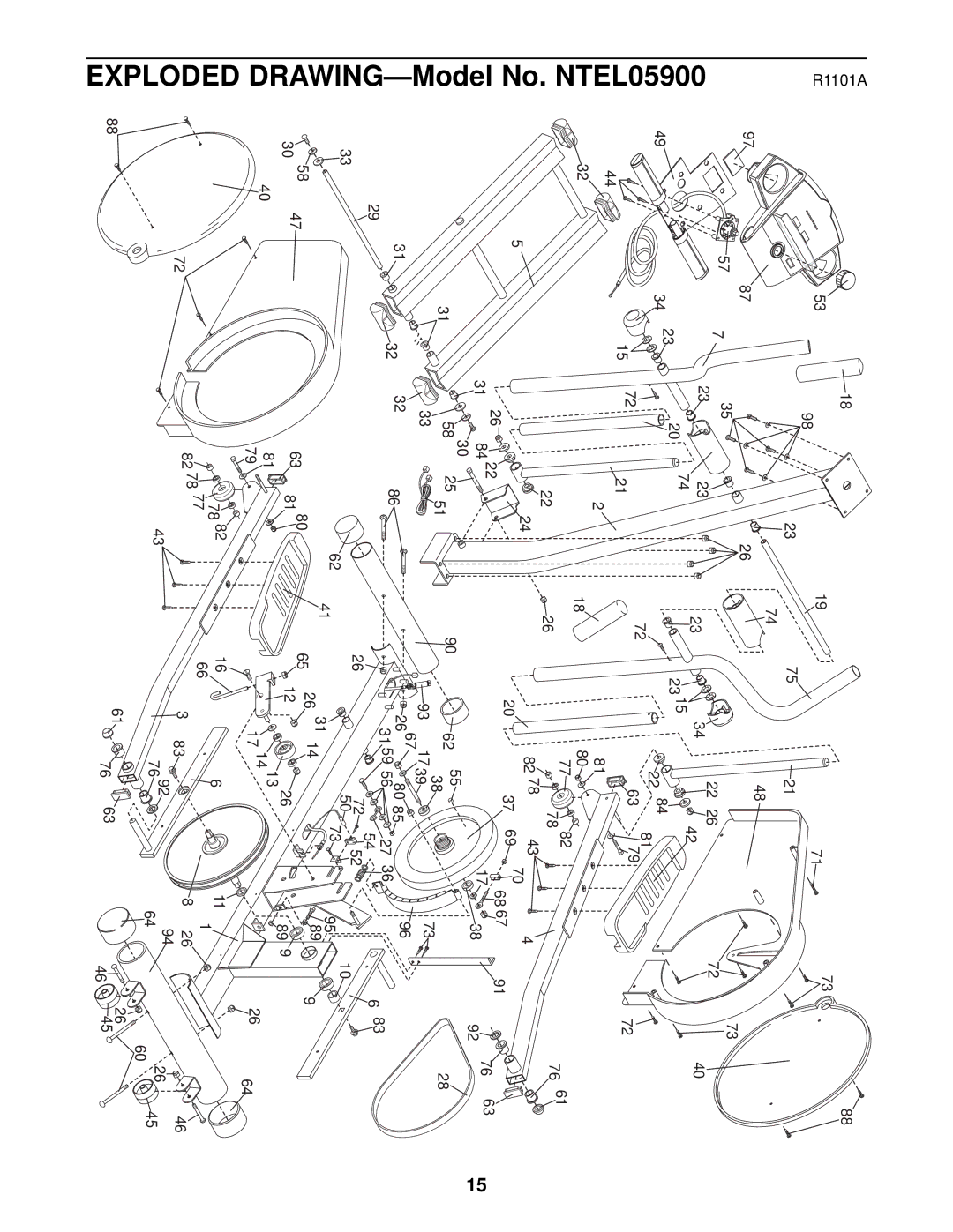 NordicTrack NTEL05900 user manual R1101A 2667 31 59 