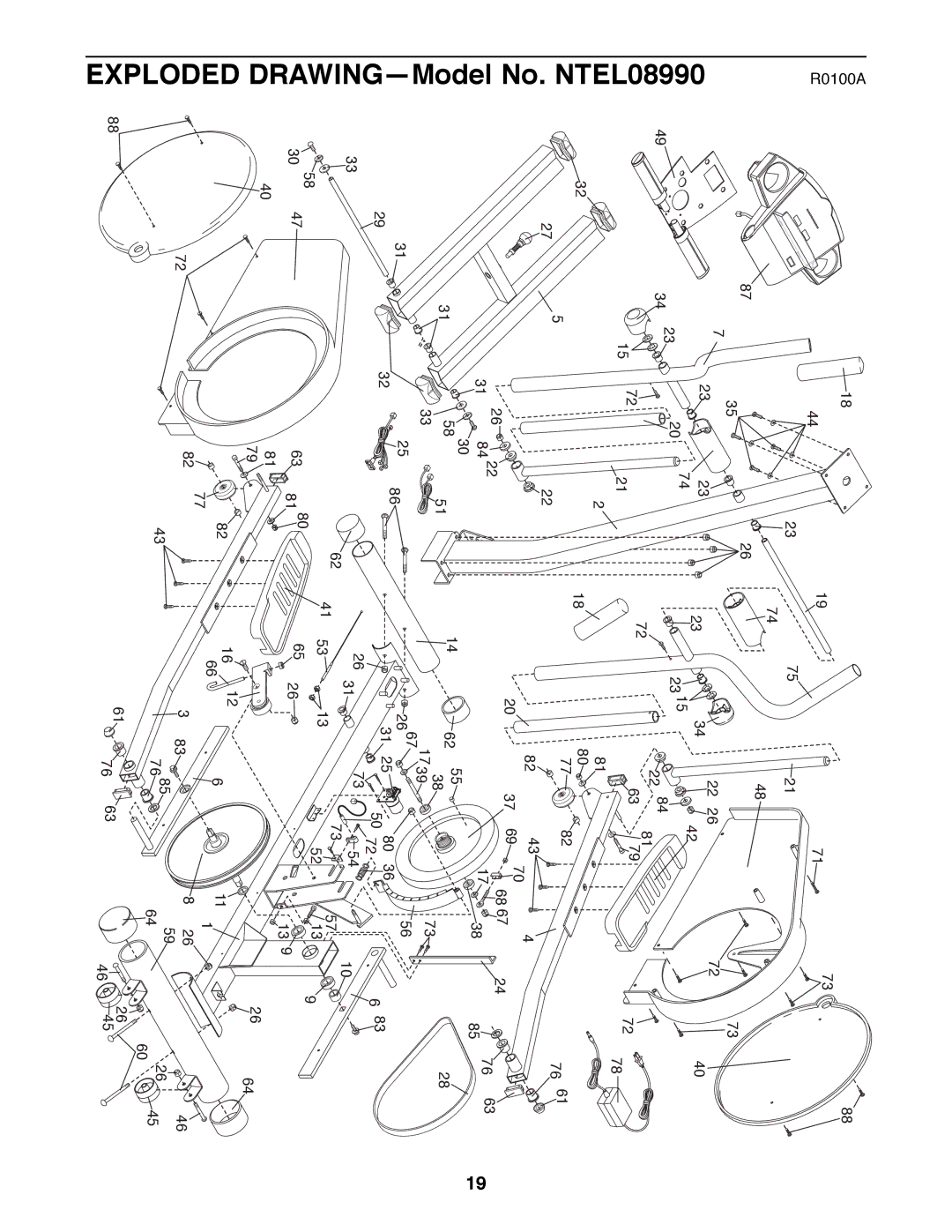 NordicTrack NTEL08990 manual R0100A 2667 