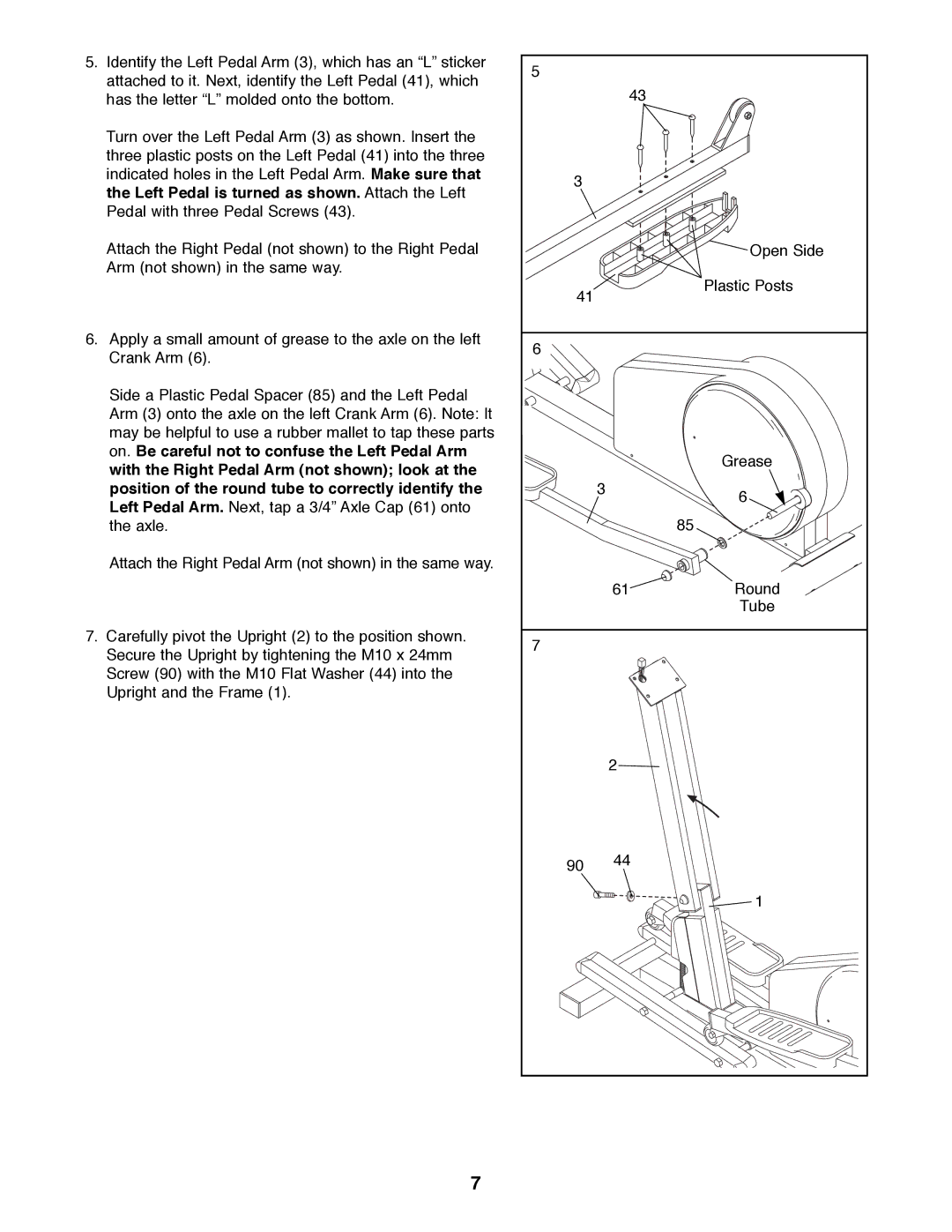 NordicTrack NTEL11990 manual Round 