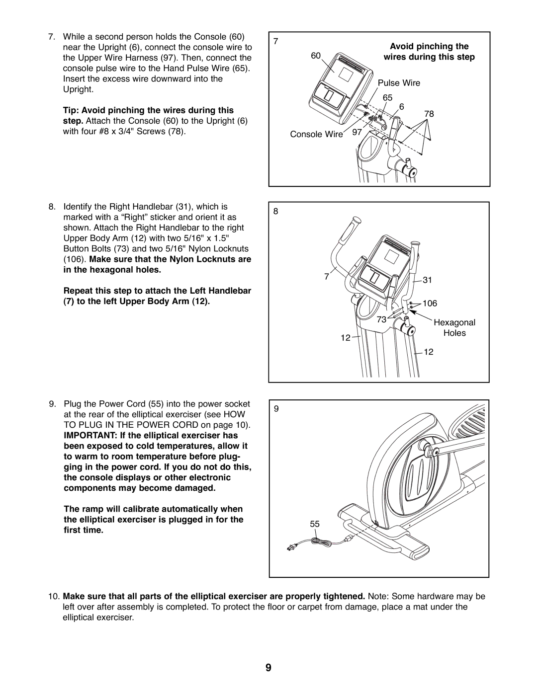 NordicTrack NTEL16907.0 user manual 