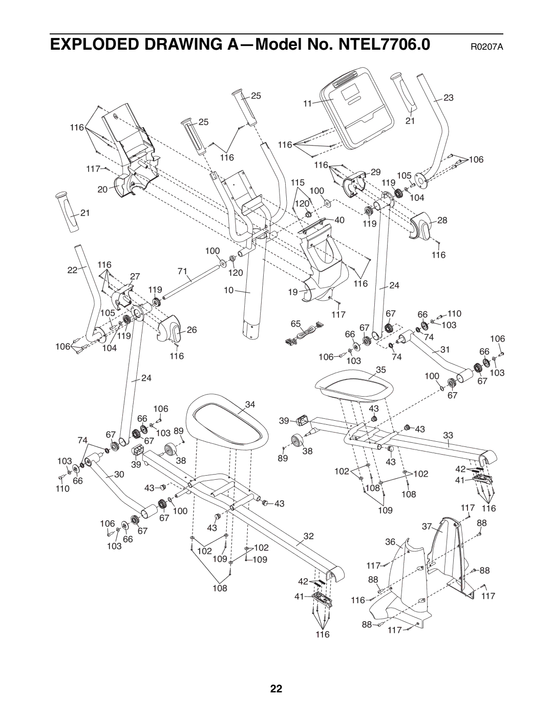 NordicTrack NTEL7706.0 user manual R0207A 