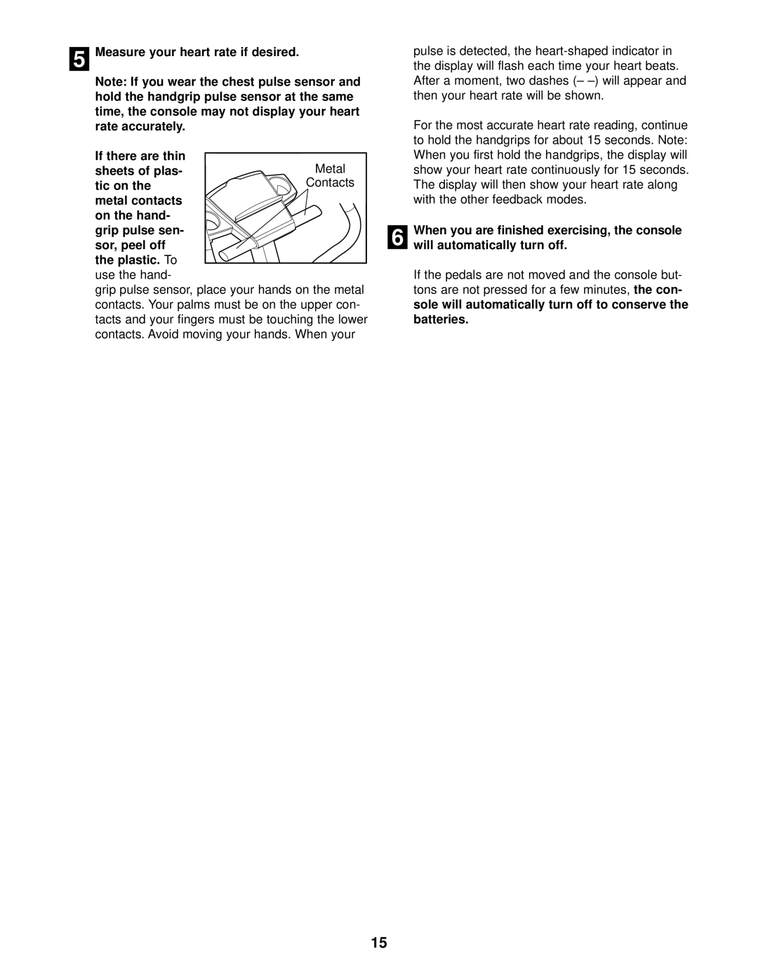 NordicTrack NTEVEL59011 user manual 