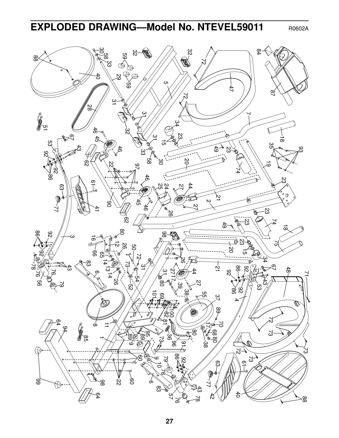 NordicTrack user manual NTEVEL59011No 