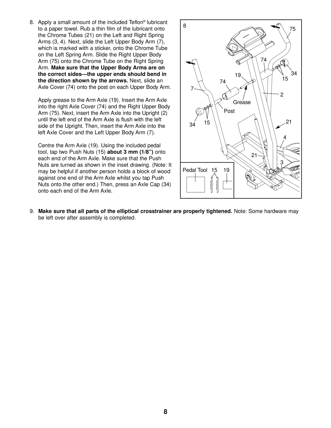 NordicTrack NTEVEL59011 user manual 