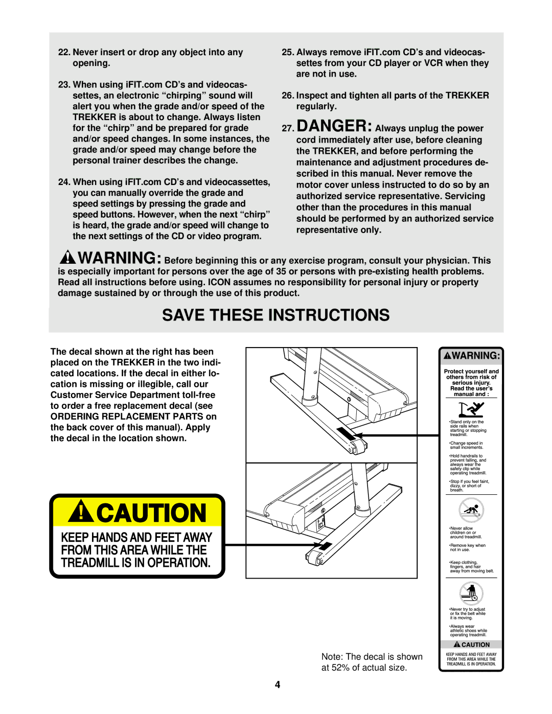 NordicTrack NTHK99902 user manual 