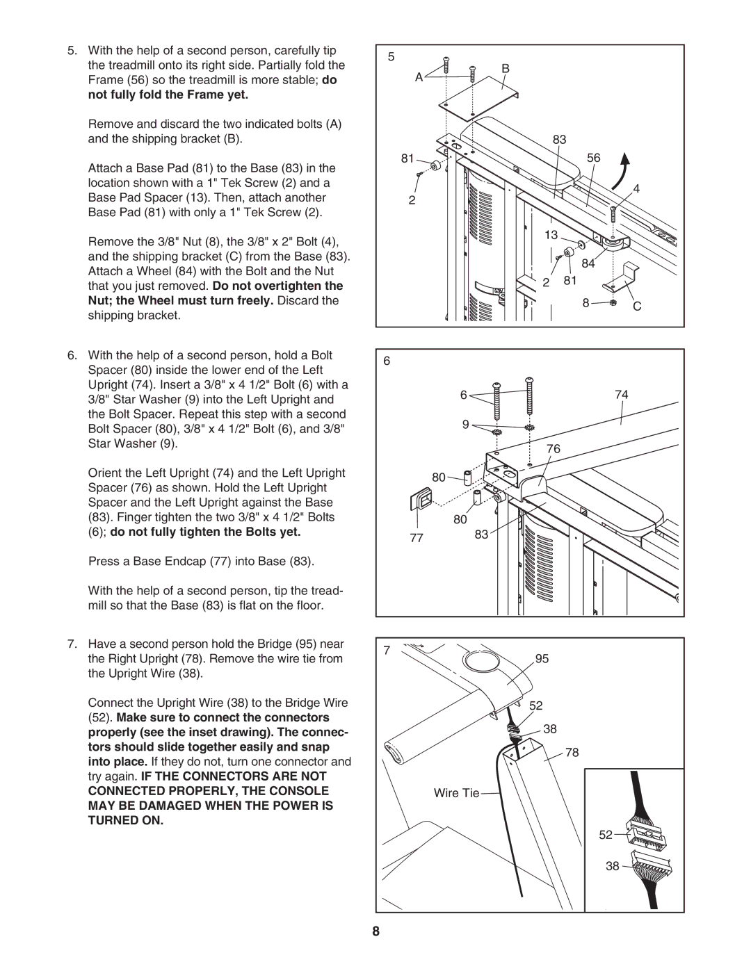 NordicTrack NTL06907.2 user manual Wire Tie 