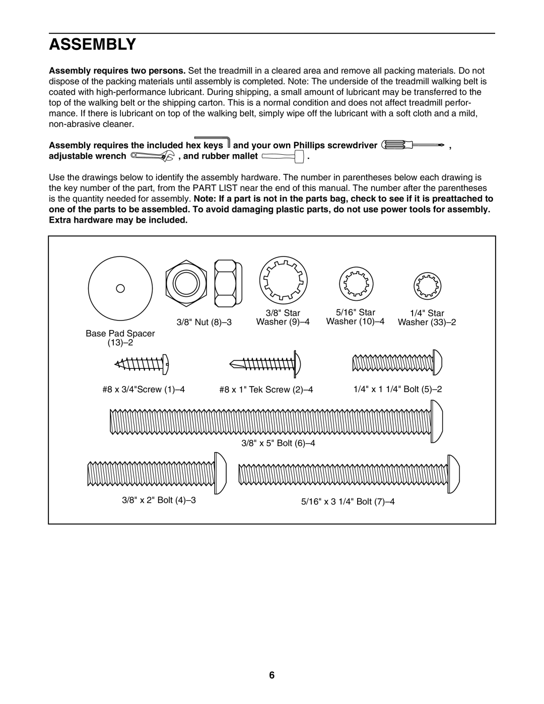 NordicTrack NTL07707.0 user manual Assembly 