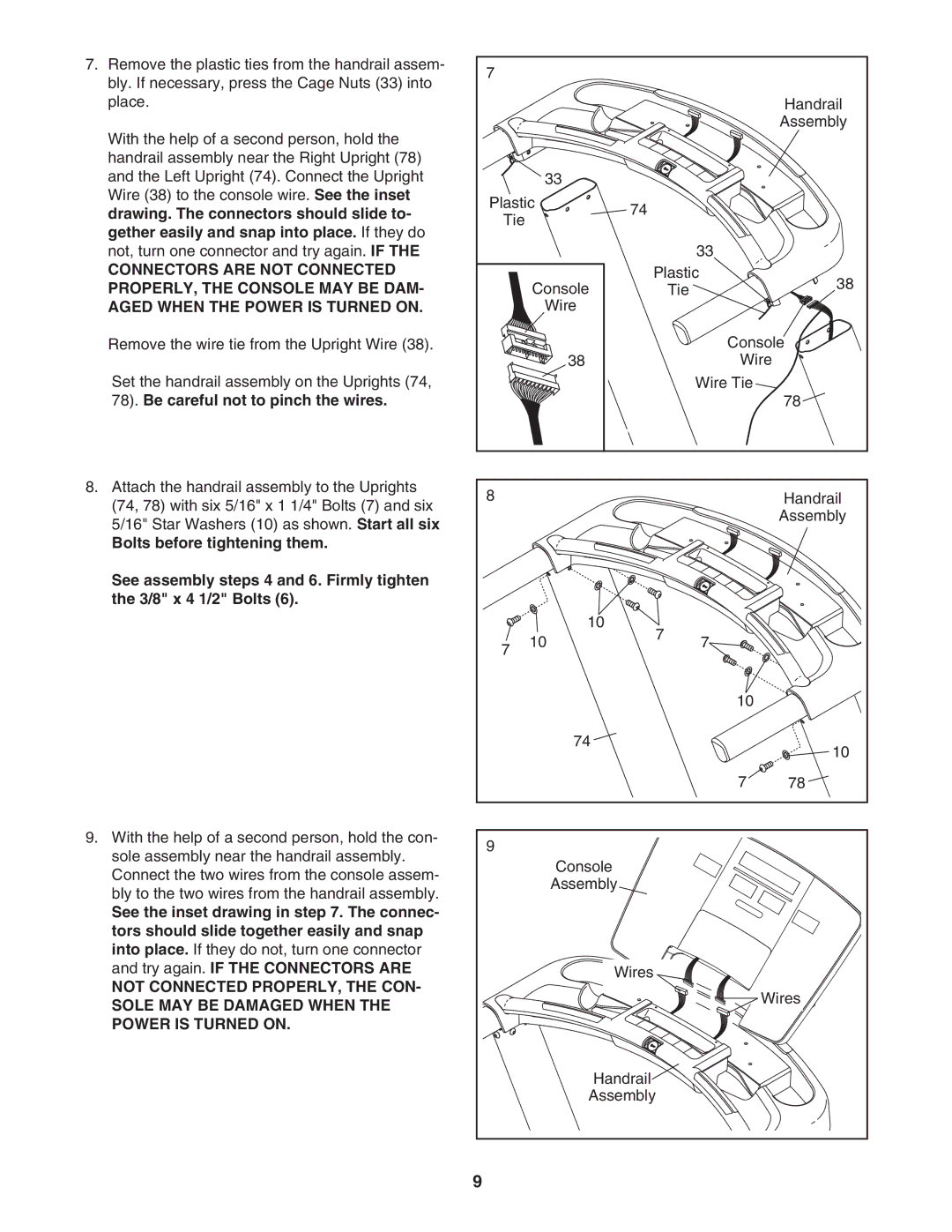 NordicTrack NTL09107.0 user manual Assembly 