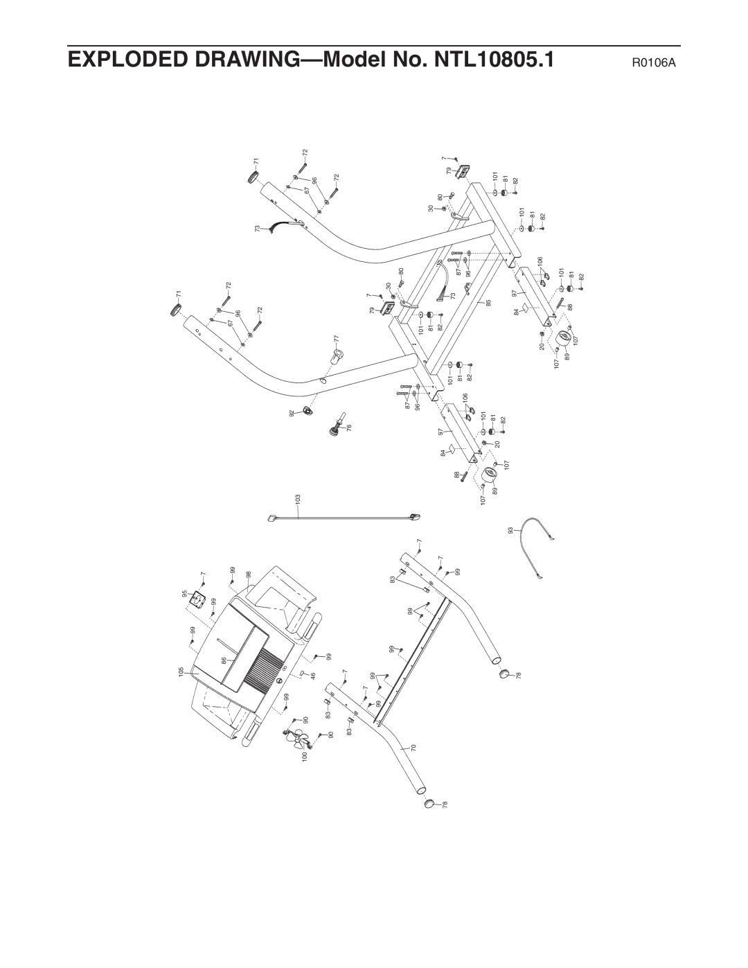 NordicTrack user manual Model No. NTL10805.1 