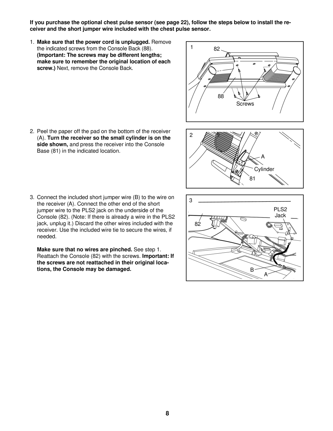 NordicTrack NTL10840 manual PLS2 