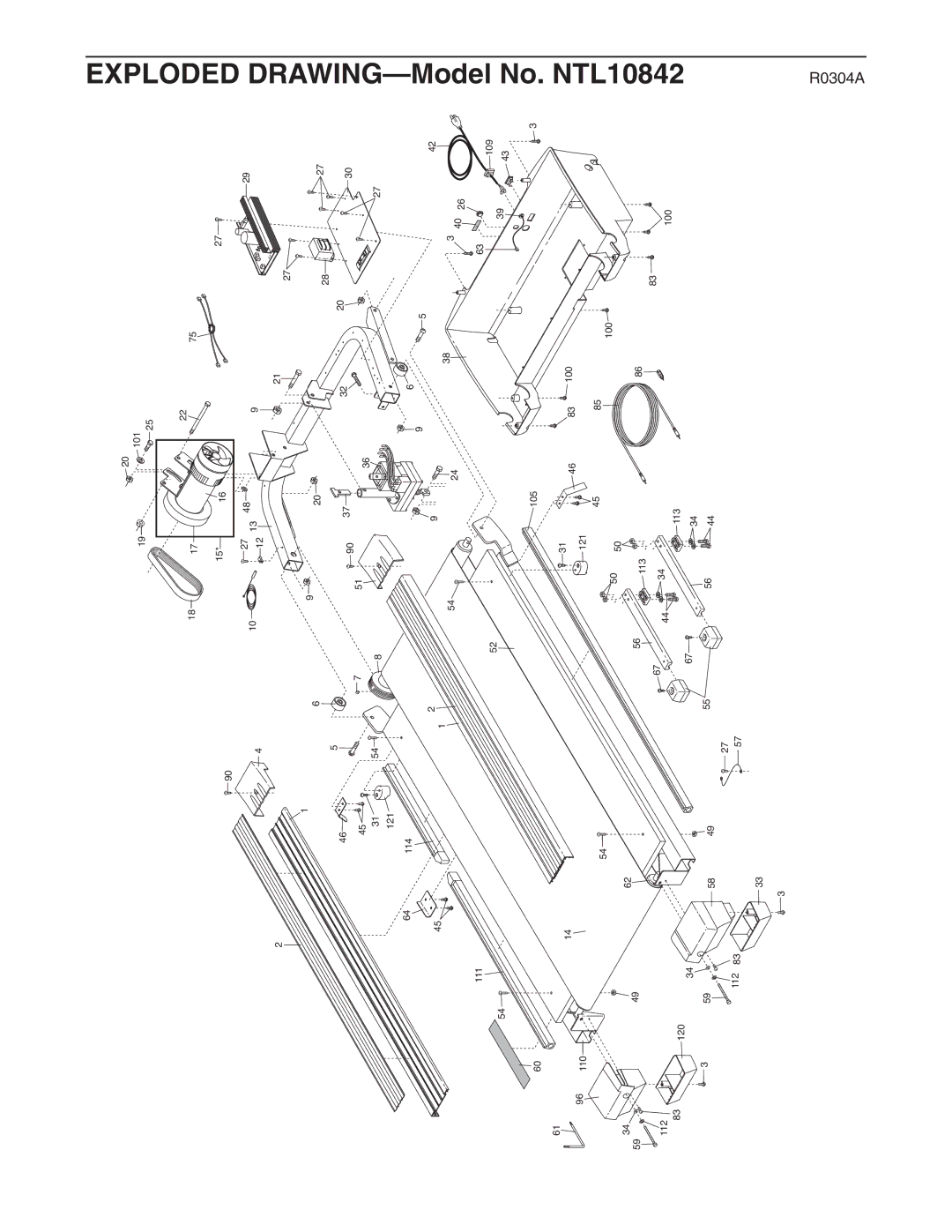 NordicTrack NTL10842 manual 