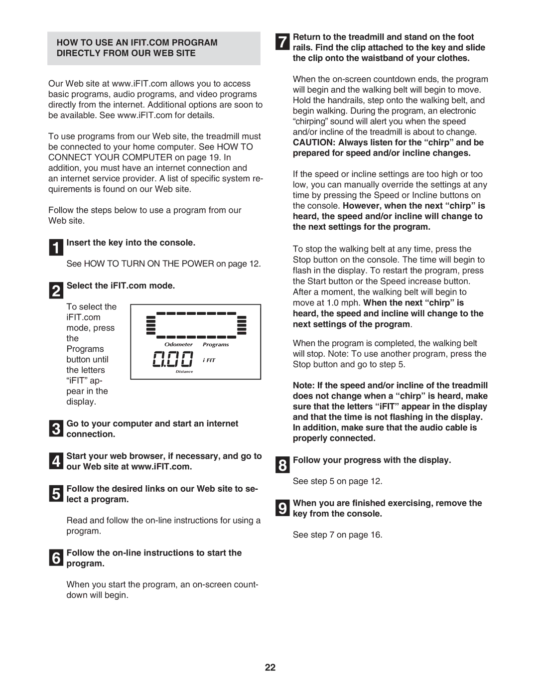 NordicTrack NTL10850 user manual Directly from OUR WEB Site, Follow the on-line instructions to start Program 