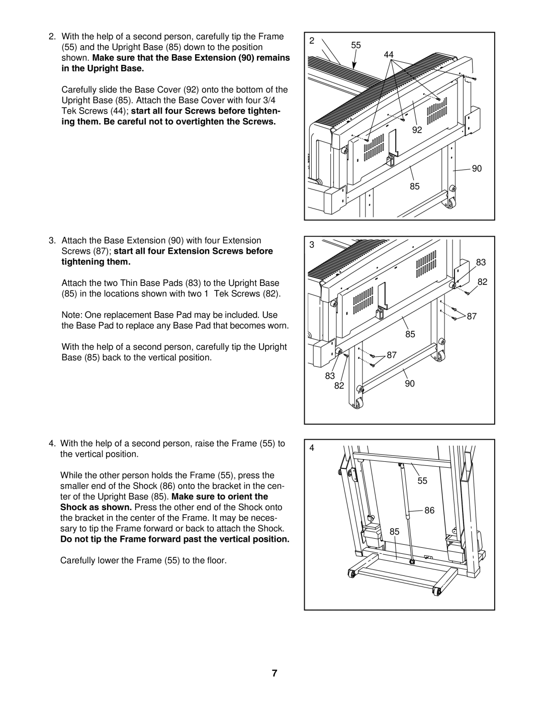 NordicTrack NTL10851 manual 