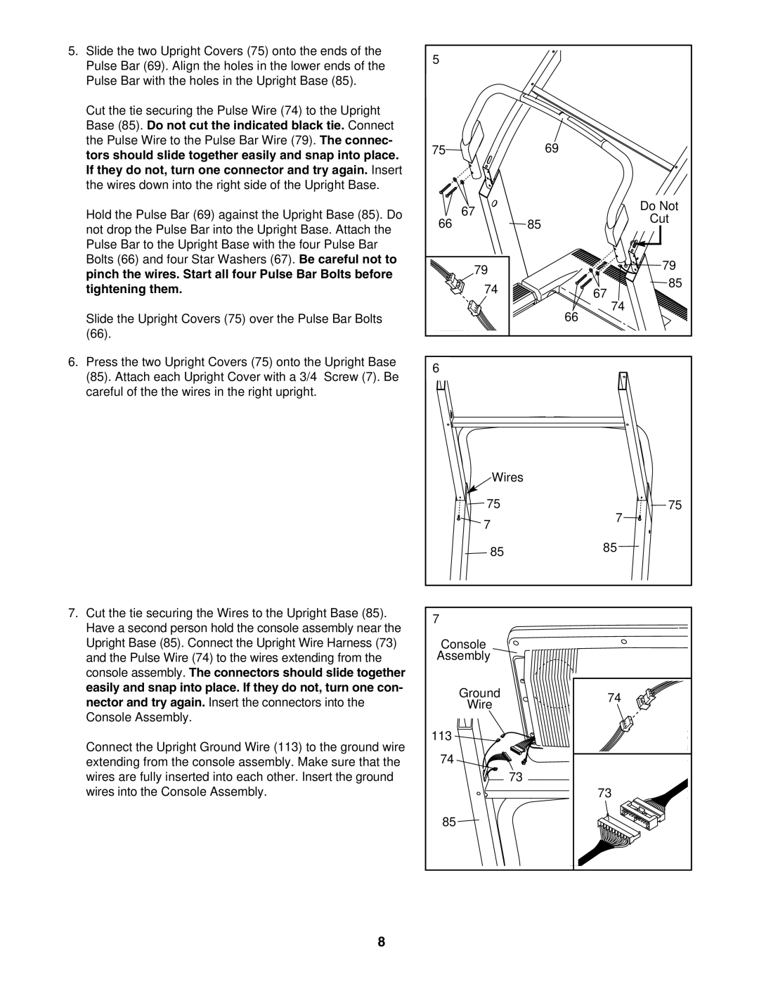 NordicTrack NTL10851 manual 