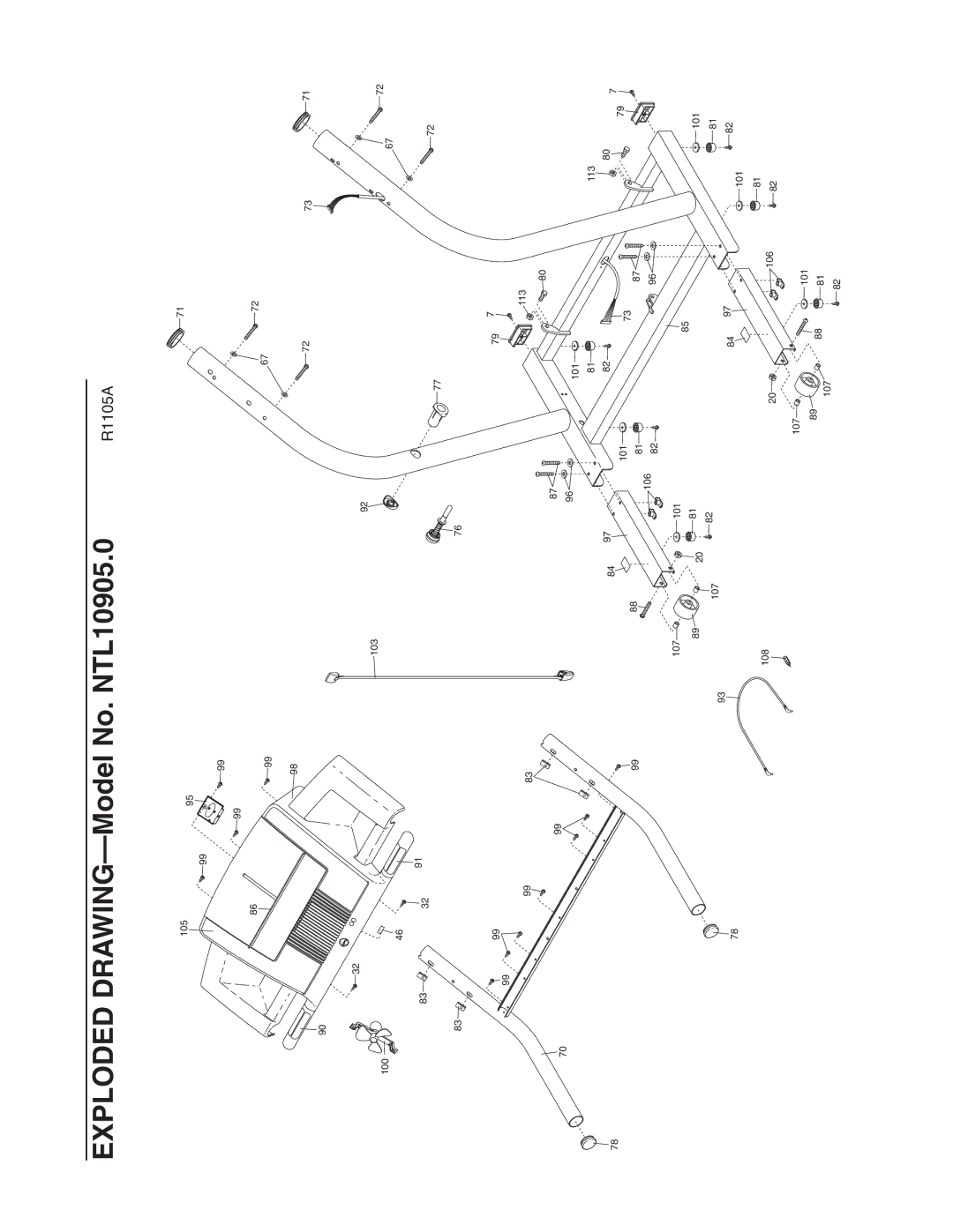 NordicTrack NTL10905.0 user manual R1105A 