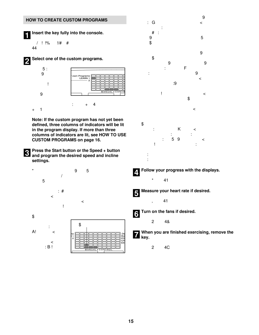 NordicTrack NTL10940 user manual HOW to Create Custom Programs, Select one of the custom programs 