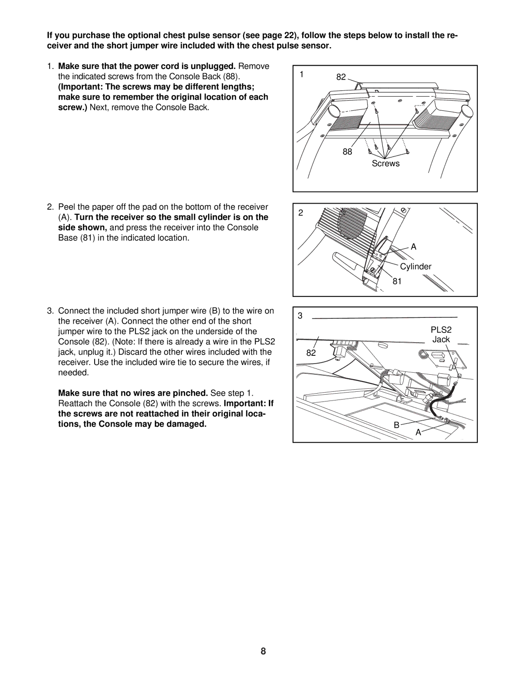 NordicTrack NTL10941 manual PLS2 