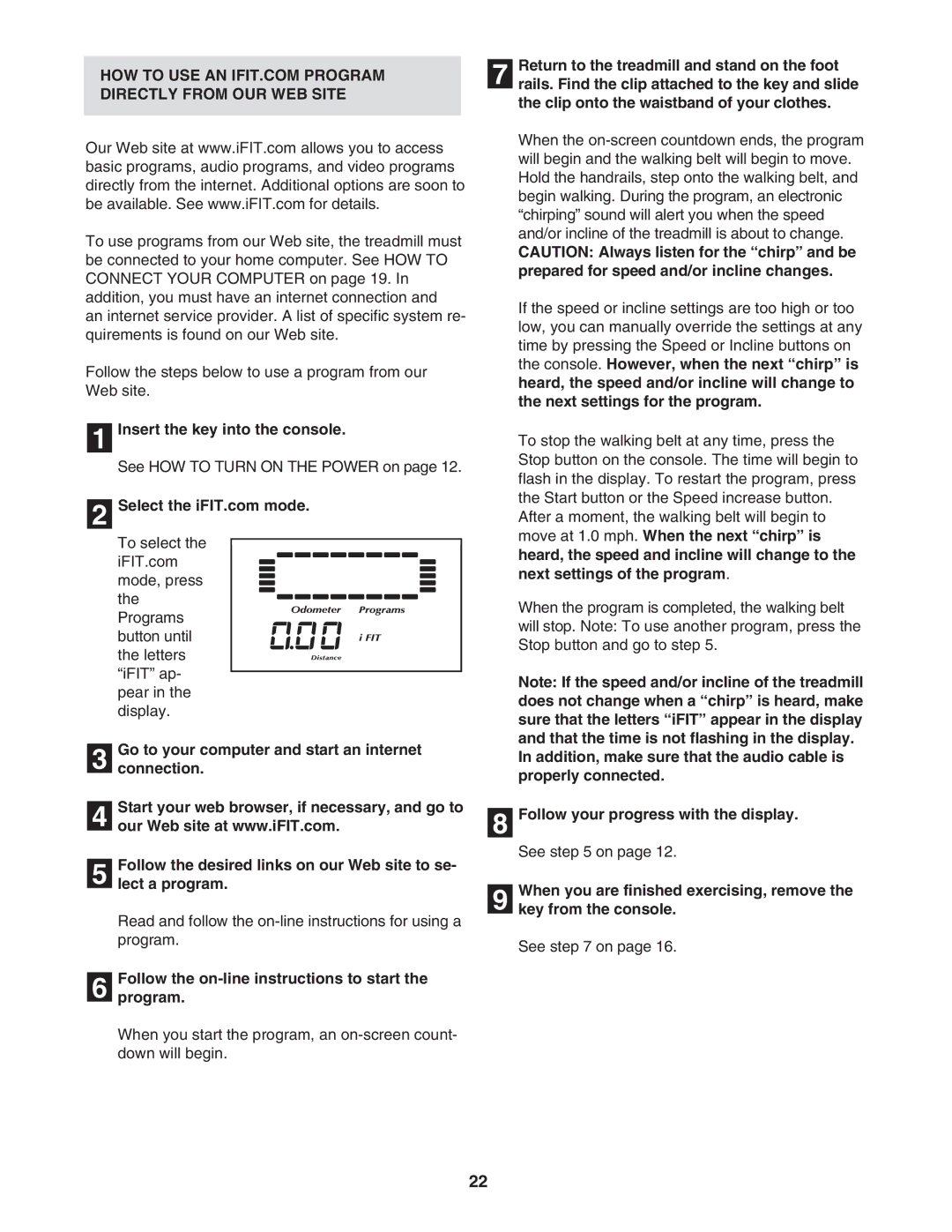 NordicTrack NTL10950 user manual Directly from OUR WEB Site, Follow the on-line instructions to start Program 