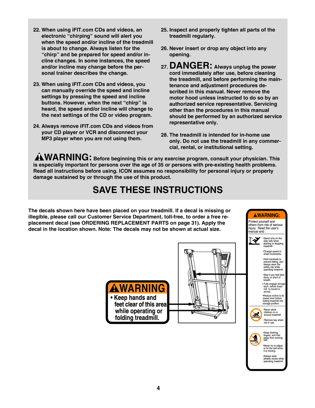 NordicTrack NTL10951 user manual 