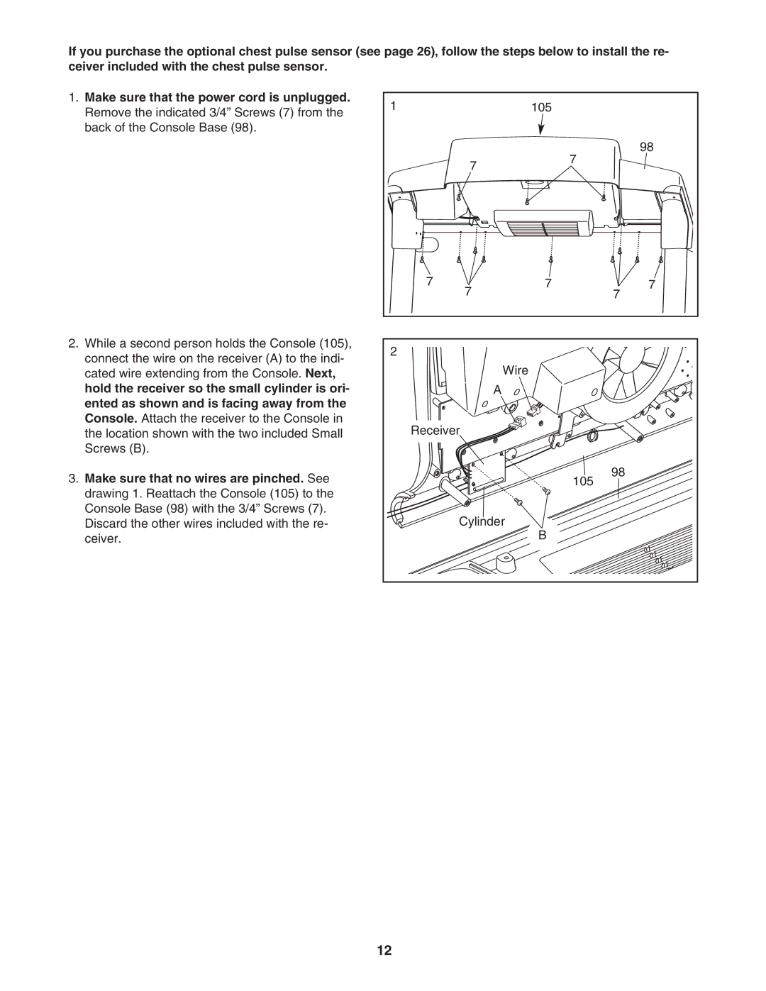 NordicTrack NTL11806.1 manual 