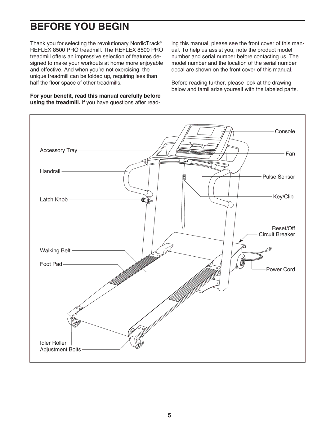 NordicTrack NTL11909.0 manual Before YOU Begin 