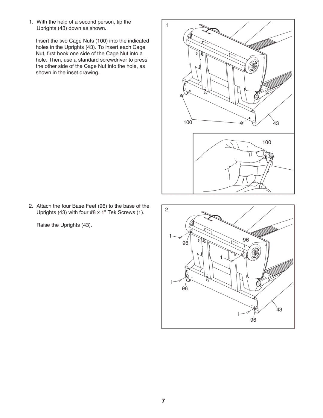 NordicTrack NTL11909.0 manual 