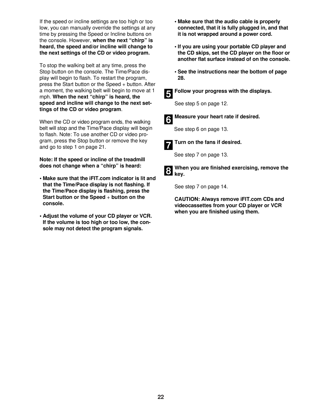 NordicTrack NTL12840 user manual Measure your heart rate if desired 