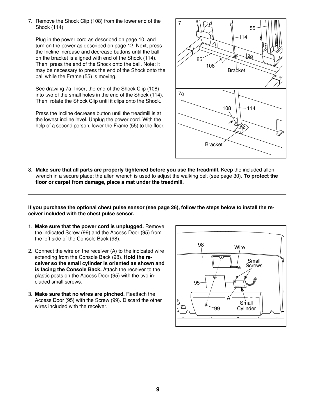 NordicTrack NTL12905.2 manual Wire 