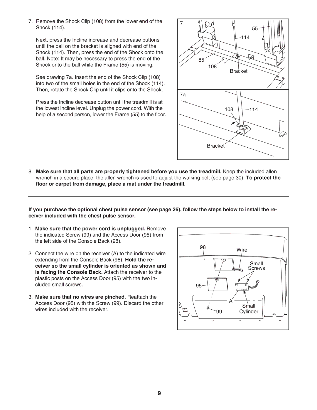 NordicTrack NTL12905.3 manual Wire 