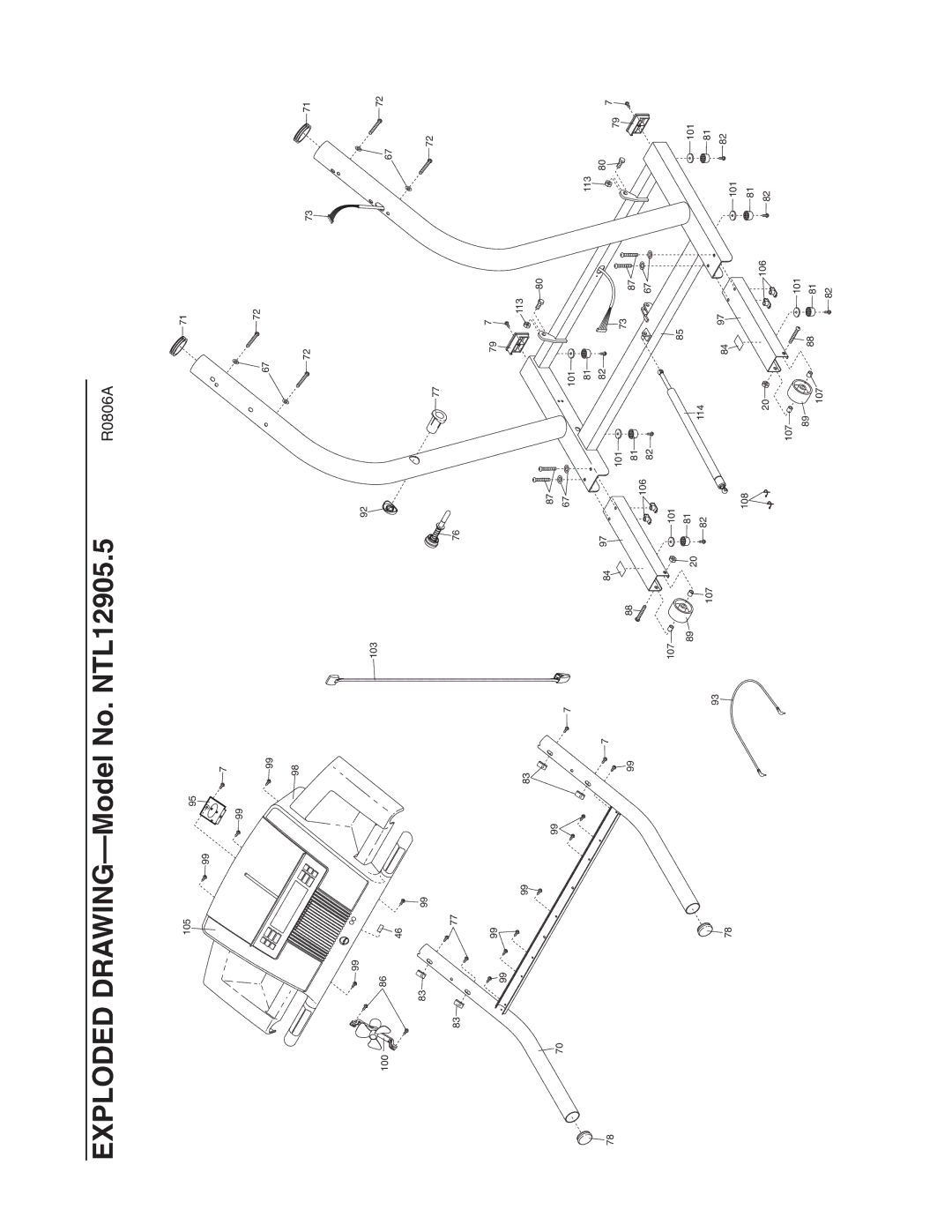 NordicTrack NTL12905.5 user manual R0806A 